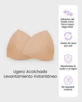 Insertos Invisibles de Levantamiento Adhesivos Doble Cara (2 Pares)