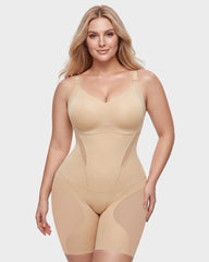 Body Moldeador Sin Costuras con Control de Abdomen y Efecto Fresco