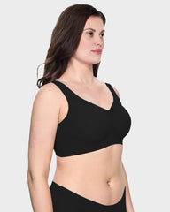 Brasier Talla Extra Sin Varilla – Push-Up, Cobertura Total y Tirantes Anchos