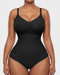 Easyslide™ Faja Moldeadora Body De Tirantes Con Escote En V Profundo