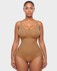 Easyslide™ Faja Moldeadora Body De Tirantes Con Escote En V Profundo