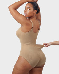 Easyslide™ Faja Moldeadora Body De Tirantes Con Escote En V Profundo