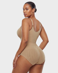Easyslide™ Faja Moldeadora Body De Tirantes Con Escote En V Profundo