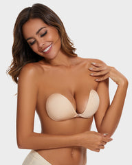 Sujetador Push-Up Invisible Adhesivo con Cierre Frontal (2 Pares)