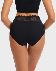 Pack de 5 Bragas Hipster de Algodón con Encaje