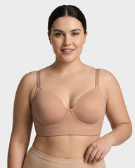 Brasier Sin Costuras de Cobertura Completa para Bustos Grandes