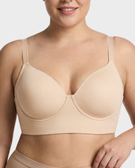 Brasier Sin Costuras de Cobertura Completa para Bustos Grandes