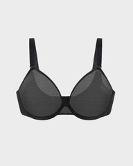 Brasier Invisible de Malla Sin Costuras con Varilla Flexible