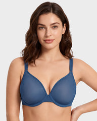 Brasier Invisible de Malla Sin Costuras con Varilla Flexible