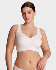 Brasier Talla Extra Sin Varilla – Push-Up, Cobertura Total y Tirantes Anchos