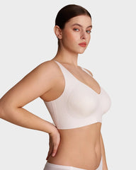 Brasier Talla Extra Sin Varilla – Push-Up, Cobertura Total y Tirantes Anchos