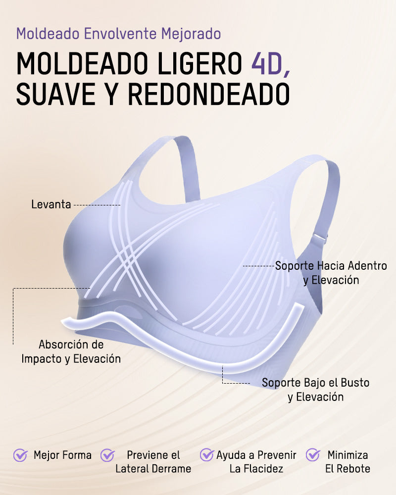 Bra Sin Varilla AirEase™ 4D con Soporte de Realce y Moldeo