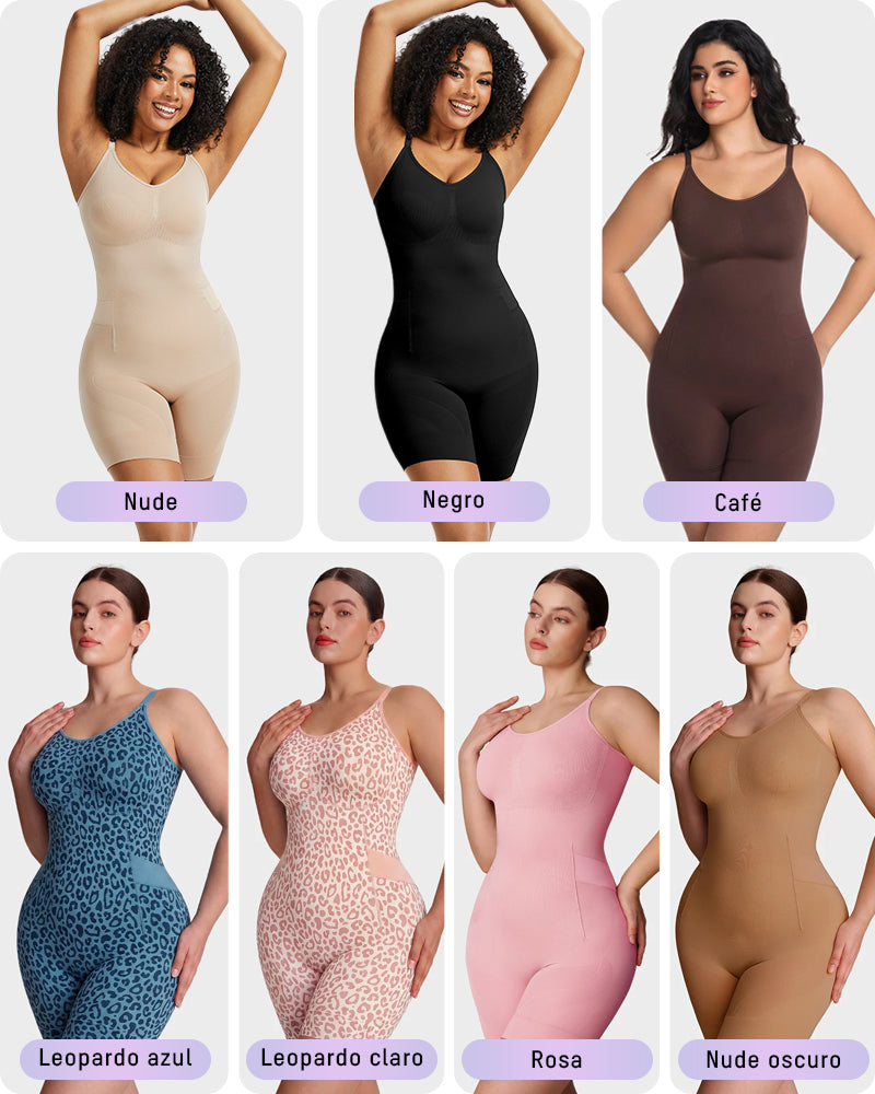Faja Moldeadora 6 Zonas – Apertura Trasera para Baño y Moldea Cintura, Busto y Glúteos