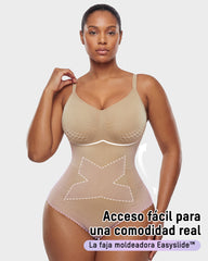Easyslide™ Faja Moldeadora Body De Tirantes Con Escote En V Profundo