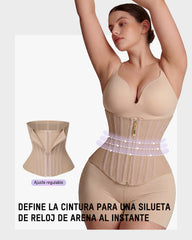 Faja Moldeadora para Mujer con Varillas de Acero y Efecto Reloj de Arena