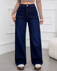 Jeans de Mujer con Efecto Levantacola y Corte Recto