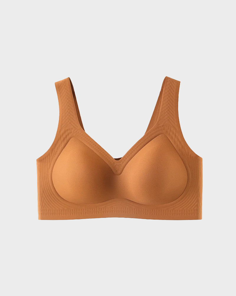 Brasier Talla Extra Sin Varilla – Push-Up, Cobertura Total y Tirantes Anchos