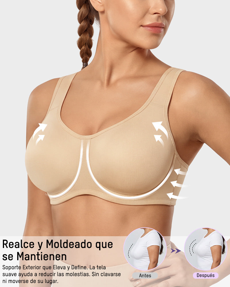 Brasier Deportivo de Alta Impacto con Control Máximo y Varilla Externa
