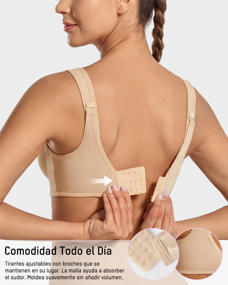 Brasier Deportivo de Alta Impacto con Control Máximo y Varilla Externa