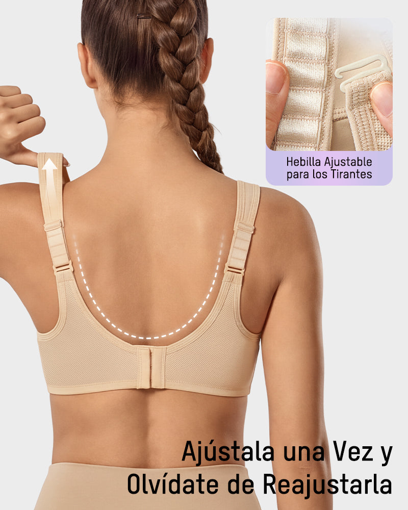 Brasier Deportivo de Alta Impacto con Control Máximo y Varilla Externa