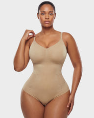 Easyslide™ Faja Moldeadora Body De Tirantes Con Escote En V Profundo