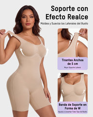 Faja Bodysuit de Control de Abdomen con Abertura Práctica
