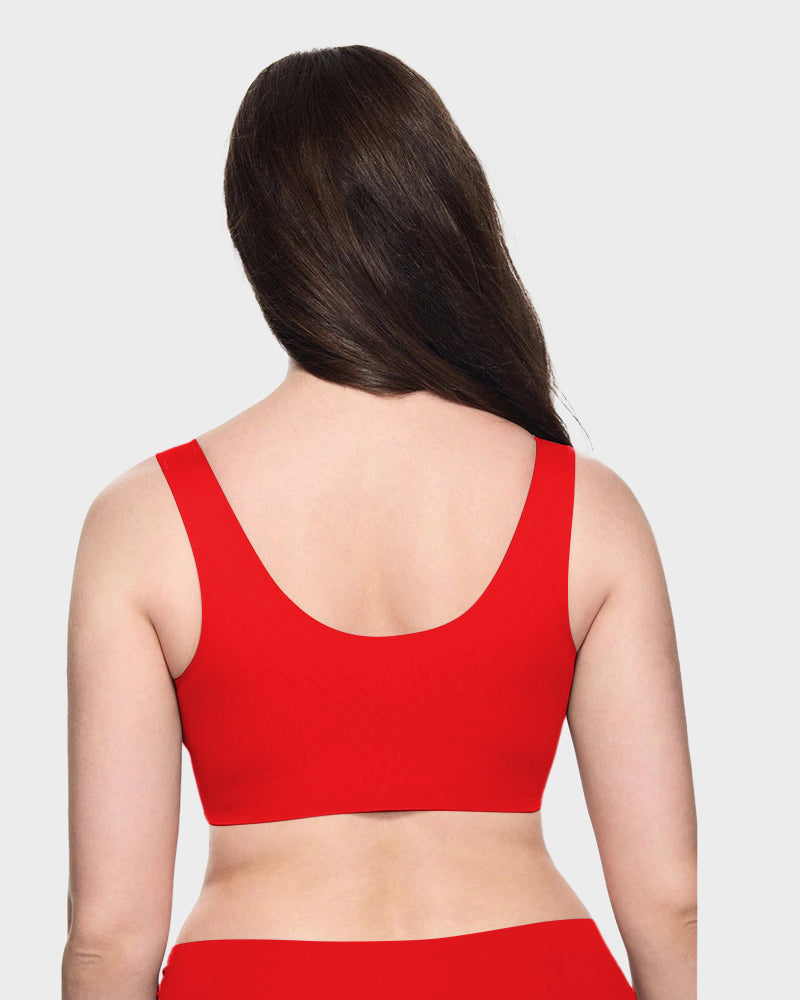Brasier Talla Extra Sin Varilla – Push-Up, Cobertura Total y Tirantes Anchos