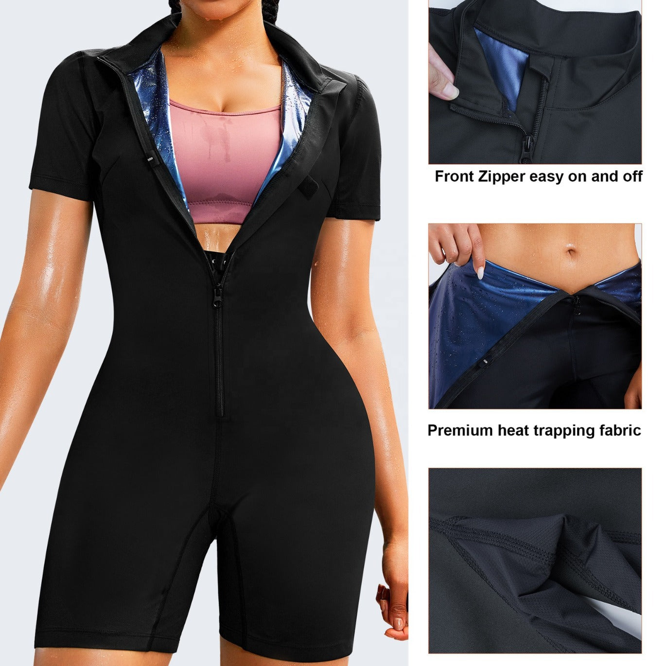 Traje Sauna de Moldeado Corporal Completo para Mujeres
