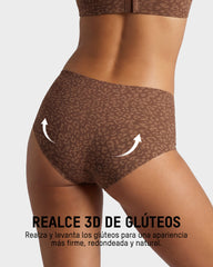 Paquete de 6 Pantys de Cintura Alta Sin Costuras con Control de Abdomen
