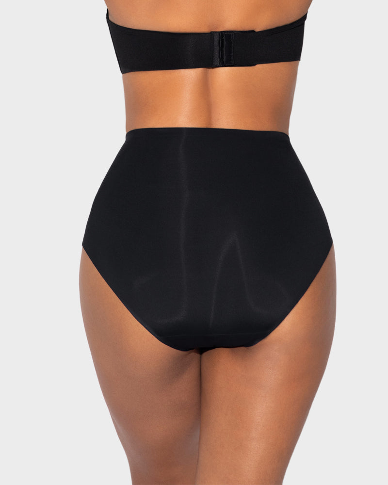 Paquete de 5 Braga Moldeadora de Cintura Alta Sin Costuras