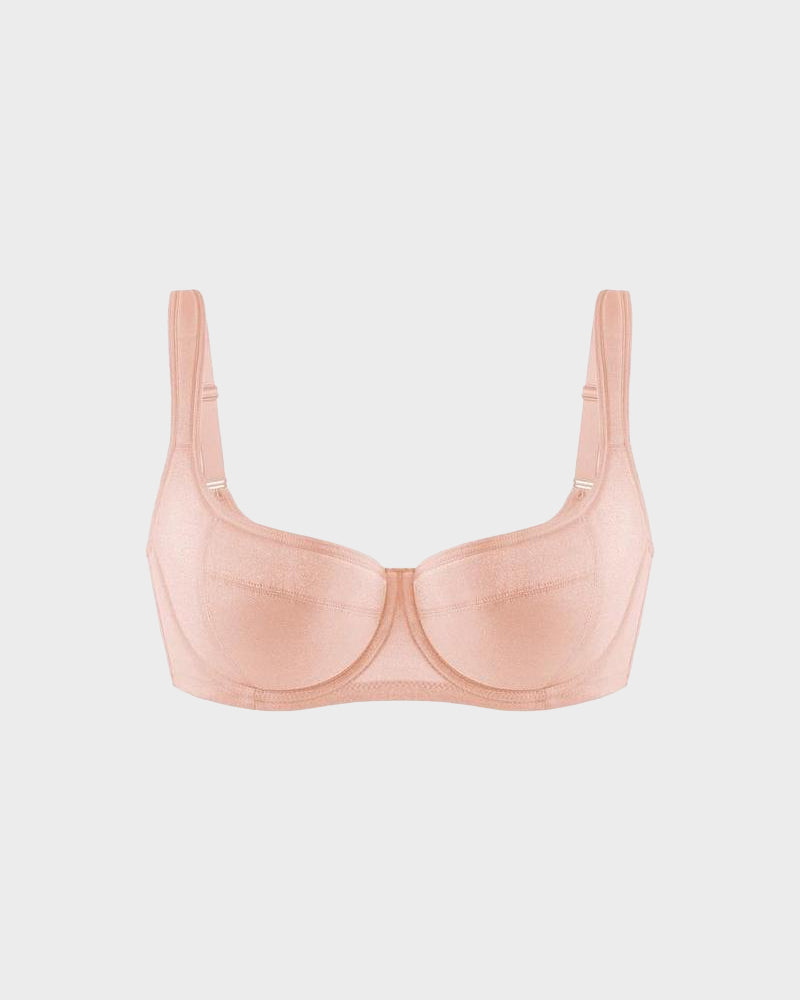 Brasier Balconette con Brillo y Almohadilla Ligera