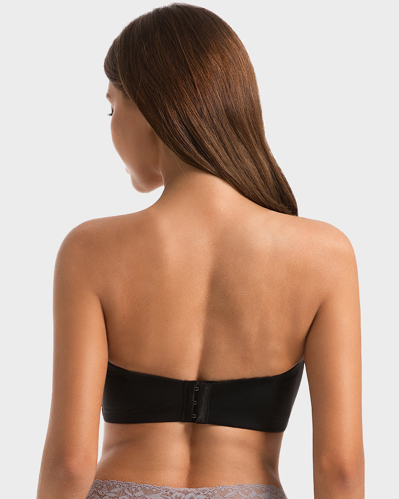 Sujetador Bandeau Sin Tirantes Antideslizante de Cobertura Total