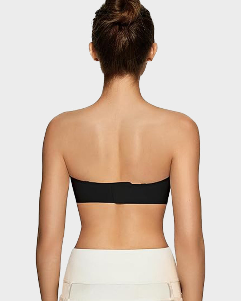 Sujetador Bandeau Sin Tirantes, Sin Aros y Con Almohadillas