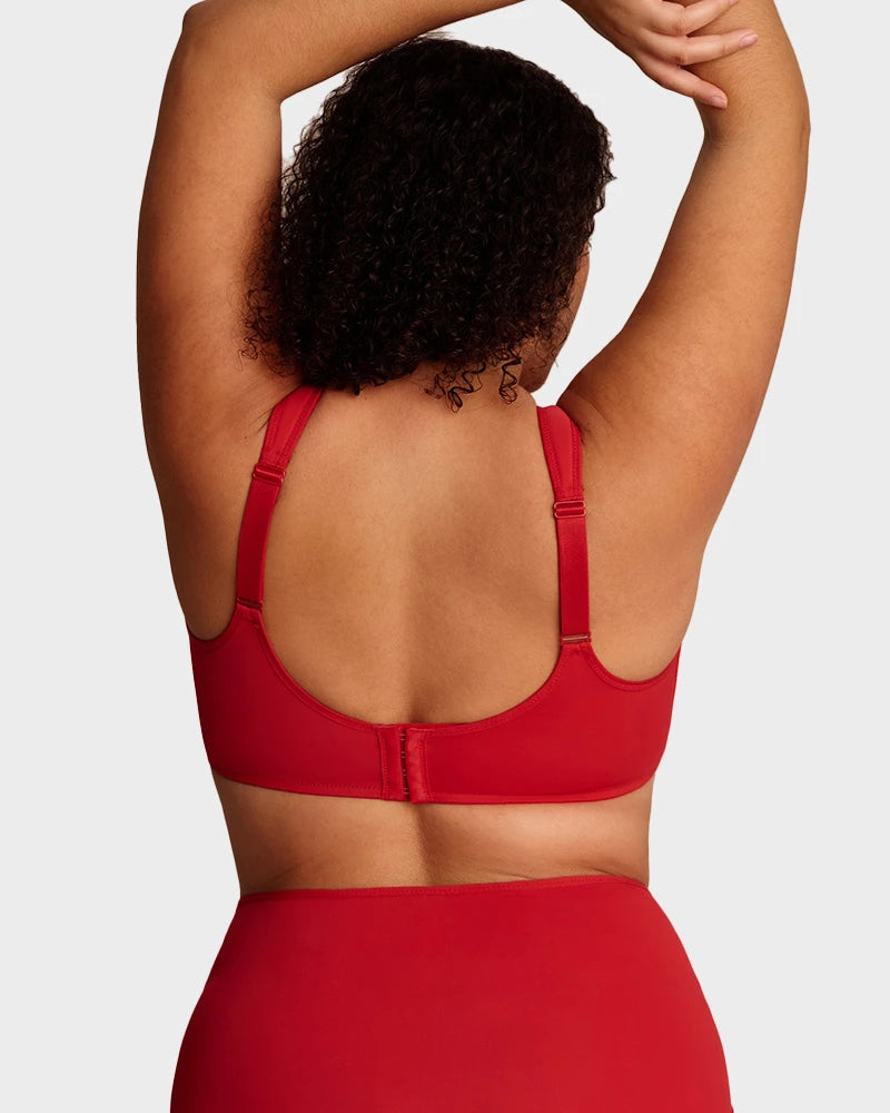 Brasier reductor con varillas, cobertura total con tirantes anchos y espalda alisadora