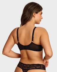 Sujetador Minimizer de Encaje con Cobertura Total para Tallas Grandes