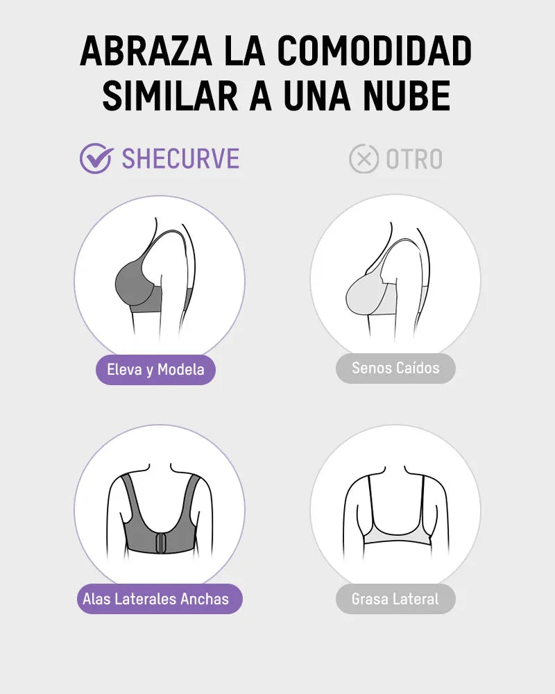 Brasier push up con encaje y varilla acolchada