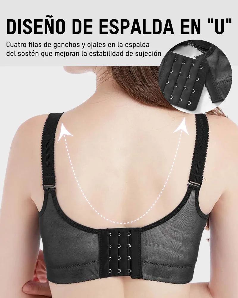 Brasier push up con encaje y varilla acolchada