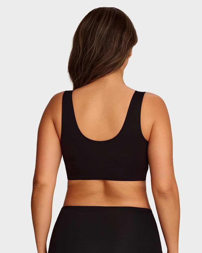 Brasier Talla Extra Sin Varilla – Push-Up, Cobertura Total y Tirantes Anchos