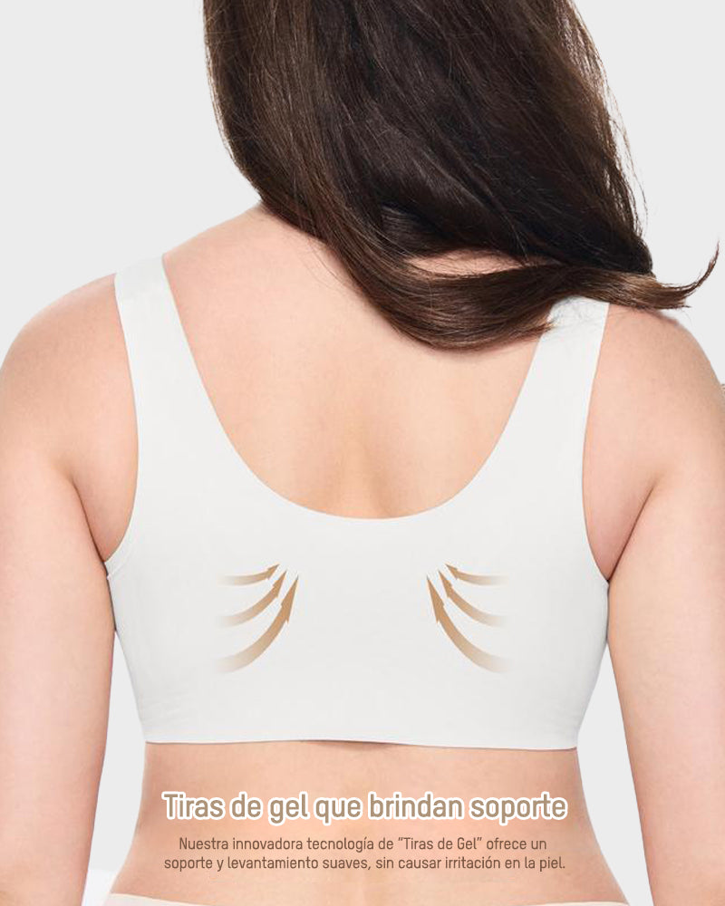 Brasier Talla Extra Sin Varilla – Push-Up, Cobertura Total y Tirantes Anchos