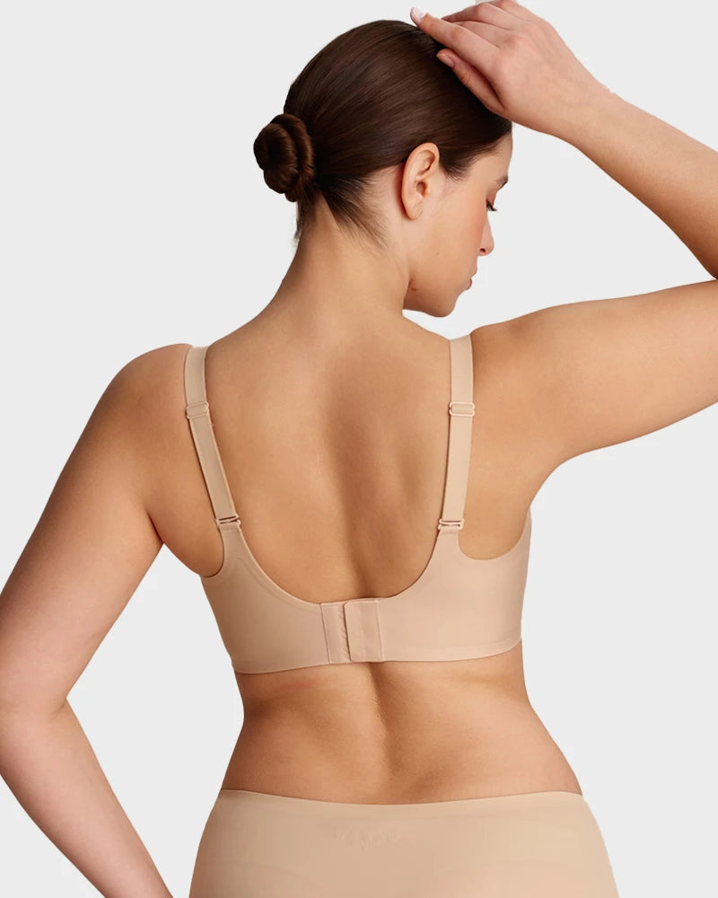 Sujetador Invisible con Levantamiento de Gel y Diseño Hueco de Gota de Agua Transpirable