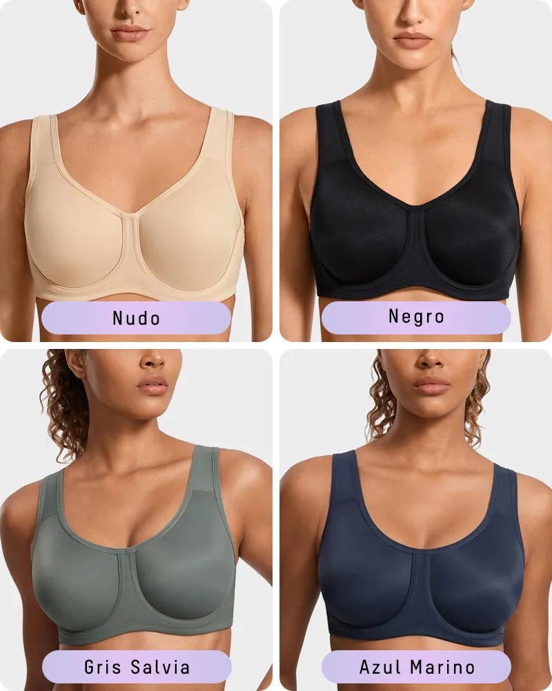 Brasier Deportivo de Alta Impacto con Control Máximo y Varilla Externa