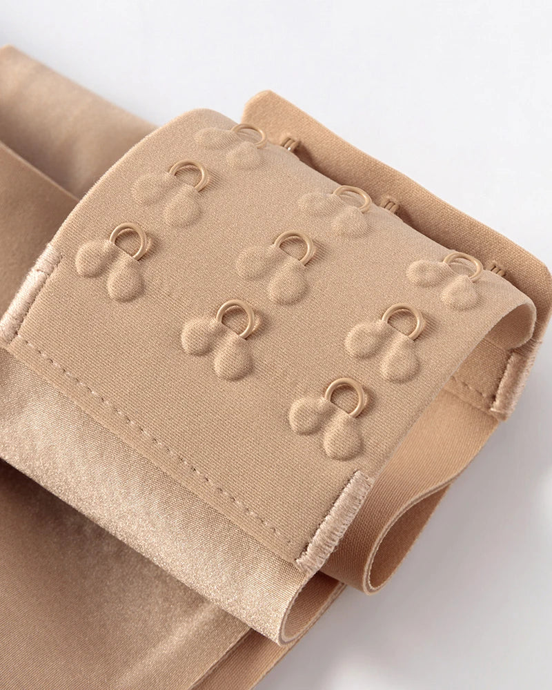 Brasier de satín de lujo sin varilla y sin costuras con soporte