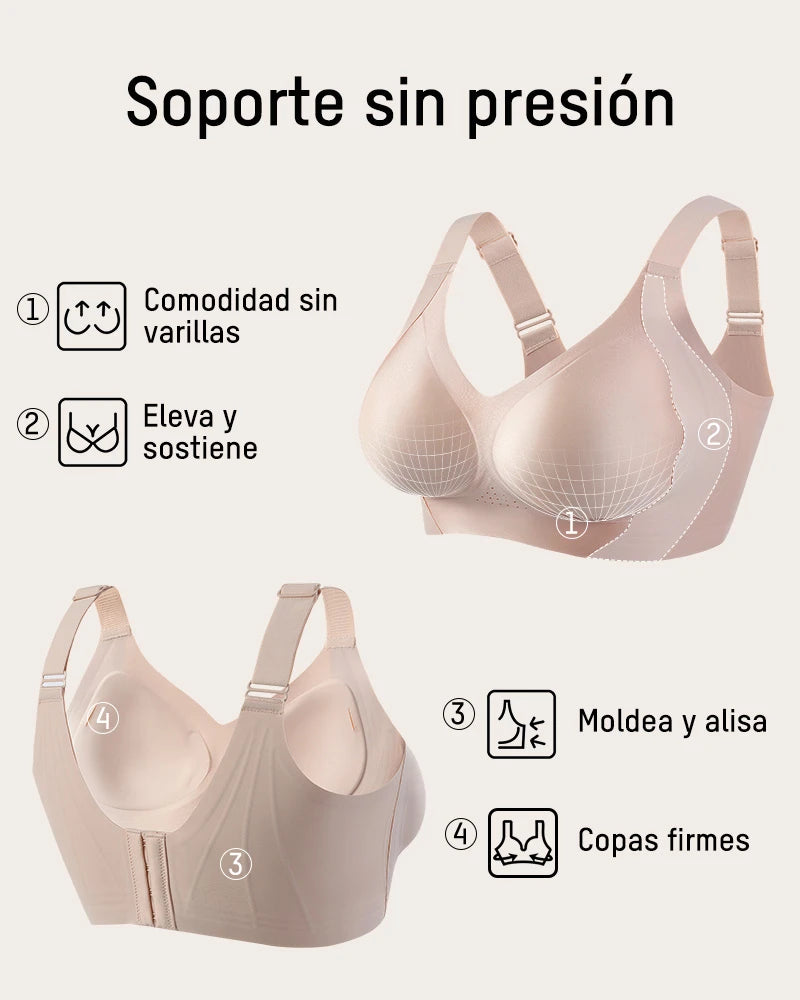 Brasier sin varilla con soporte invisible y laterales anchas