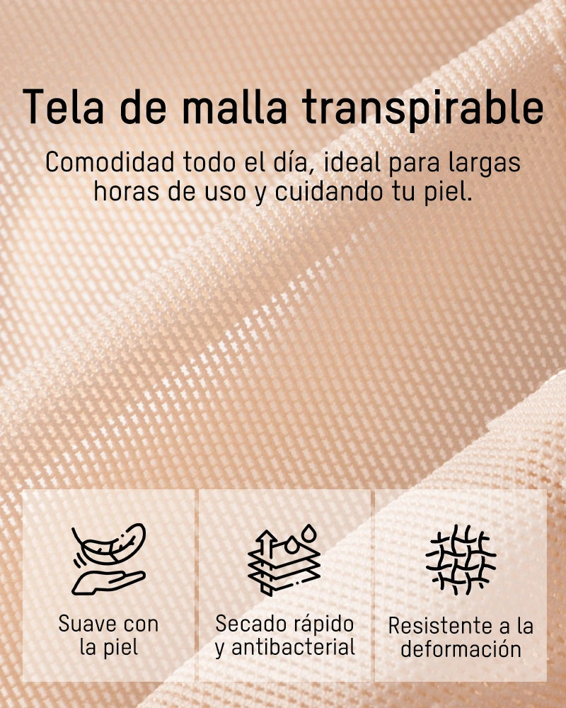 Brasier con Cierre Frontal, Aros Acolchados y Cobertura Total que Moldea y Suaviza la Espalda