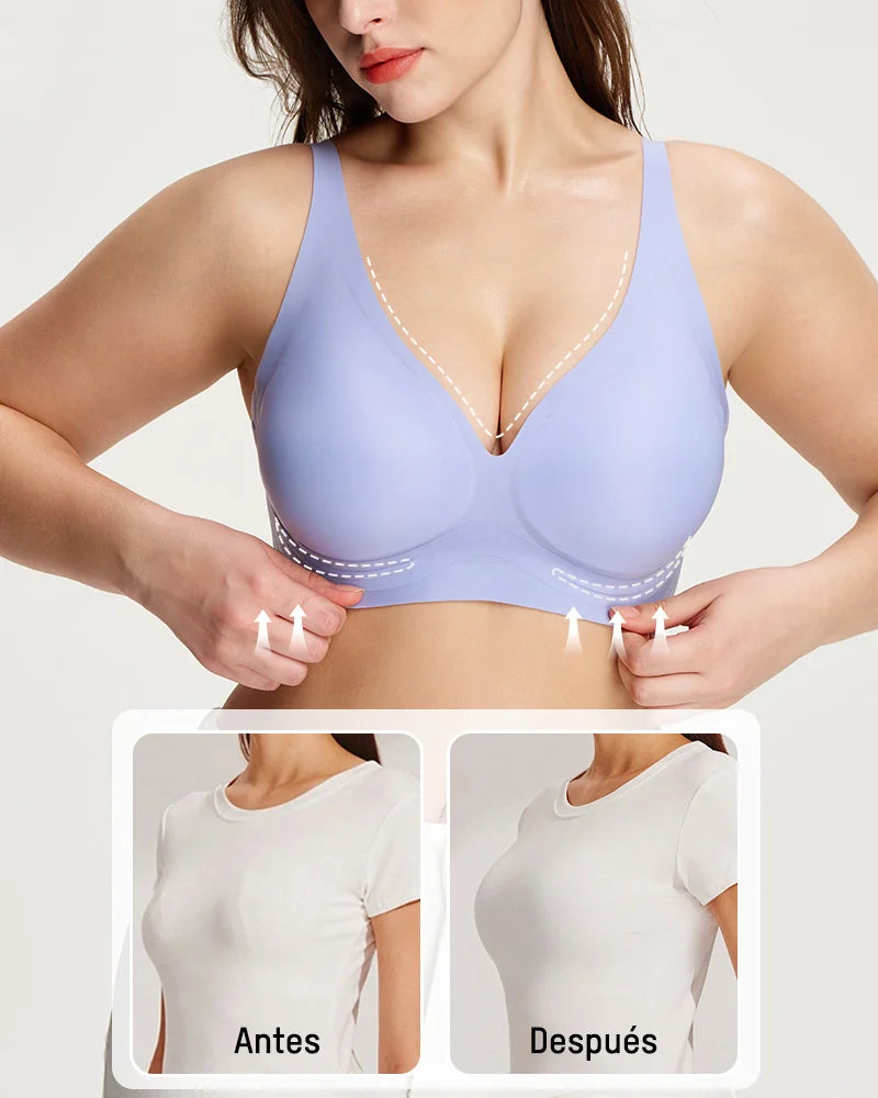 Brasier Deep V con Gel Jelly de Soporte, Ultraligero y Fresco