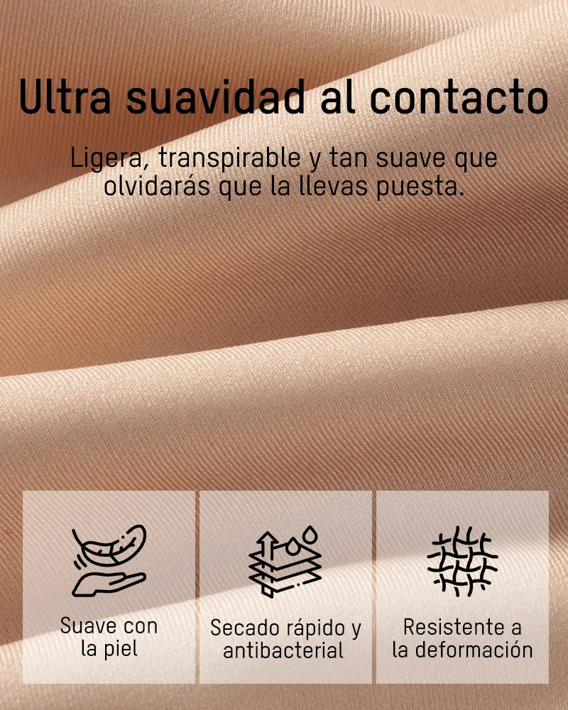 Sujeta Senos Sin Aros para Mujer con Malla - Sujetador Cómodo y Soporte