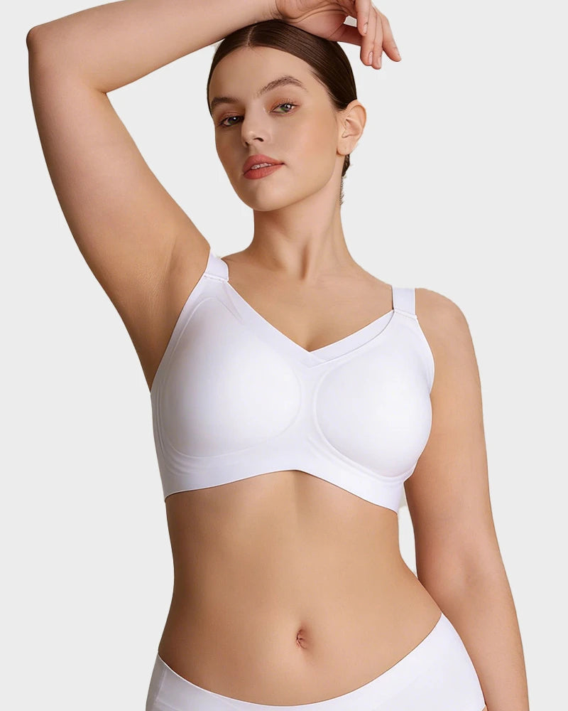 Sujeta Senos Sin Aros para Mujer con Malla - Sujetador Cómodo y Soporte