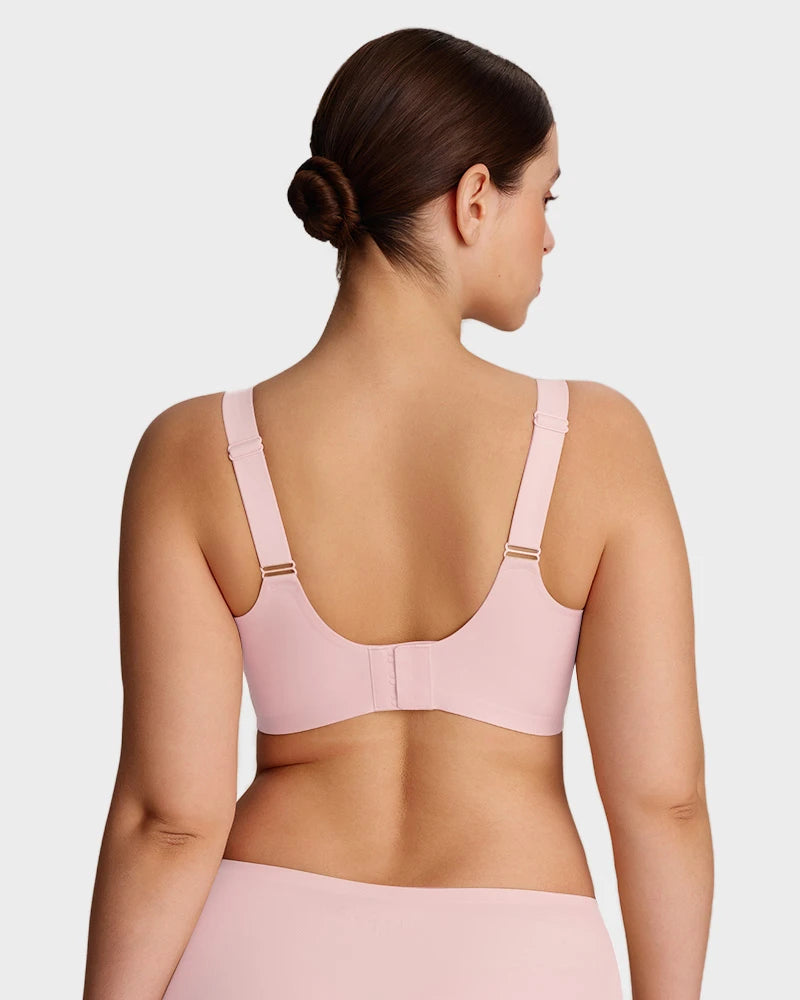 Sujeta Senos Sin Aros para Mujer con Malla - Sujetador Cómodo y Soporte