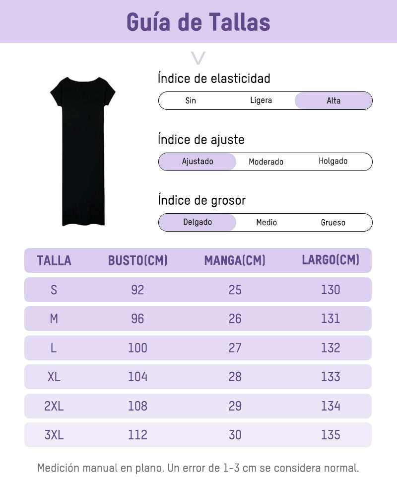Vestido Largo con Hombros Descubiertos y Mangas Murciélago