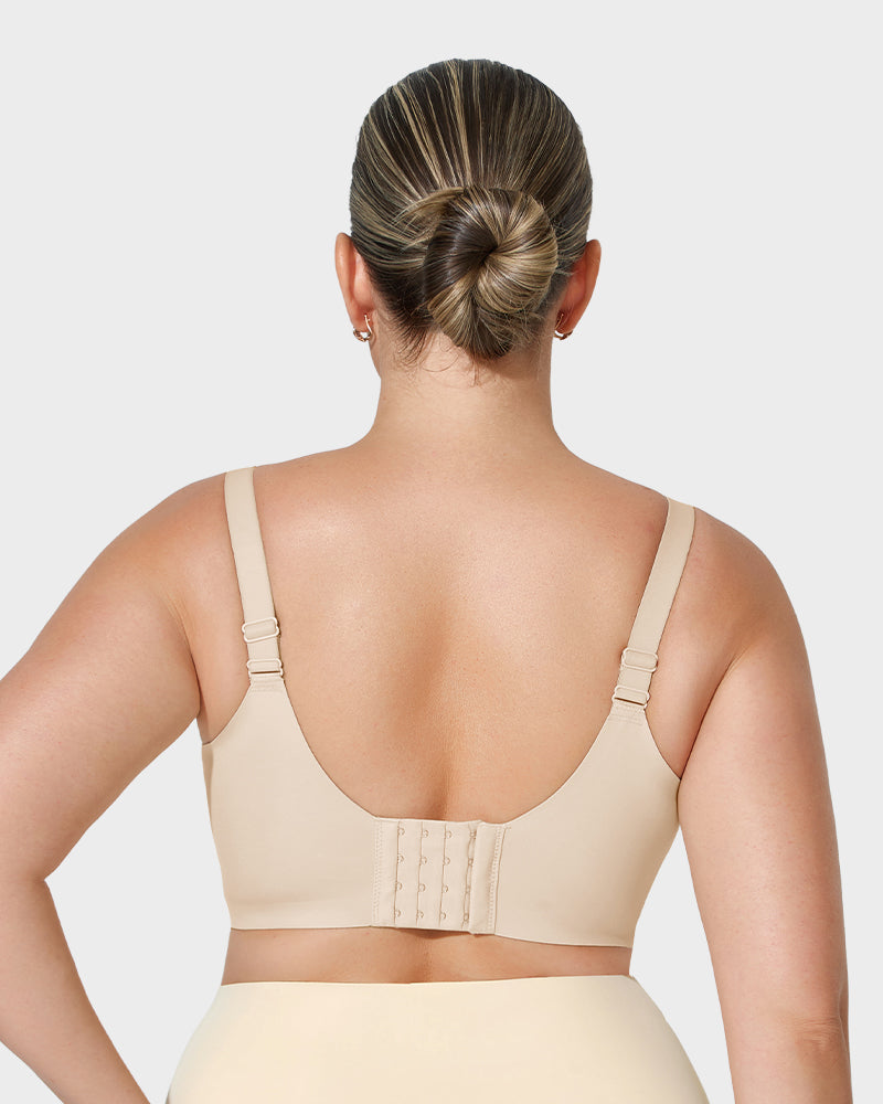 Sujetador Push-Up con Escote Profundo y Alisado de Espalda